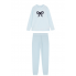 Ультрам'який піжамний комплект Primark Super Soft Long Pyjamas XXS для дому та сну Блакитний (8403)