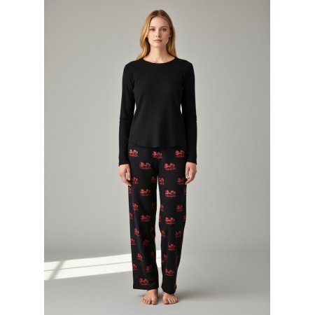 Піжама Primark Buffy The Vampire Slayer Printed Pyjamas S Домашній комплект Чорний (8408)