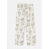 Піжамні бавовняні штани Primark Printed Bottom Pyjama XL Низ піжами Молочний (8409)