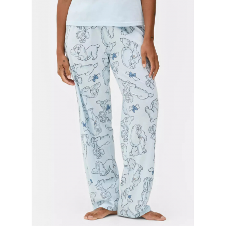 Пижамные хлопковые штаны Primark Printed Bottom Pyjama L Низ пижамы Голубой (8411)