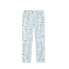 Піжамні бавовняні штани Primark Printed Bottom Pyjama L Низ піжами Блакитний (8411)