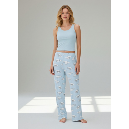 Пижамные штаны Primark Pyjamas XL в рубчик Низ пижамы Голубой (8420) Пижамные штаны Primark Pyjamas XL в рубчик Низ пижамы Голубой (8420)