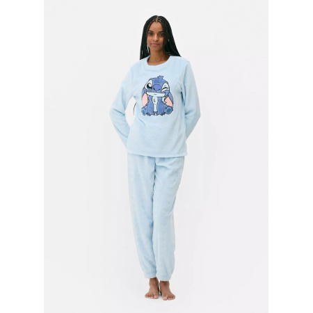 М'яка Плюшева Піжама Primark Disney Character Fleece Pyjama Set L Домашній комплект Блакитний (8514)