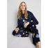 Плюшевий Піжамний світшот Primark Fleece Pyjama L Синій (8518)