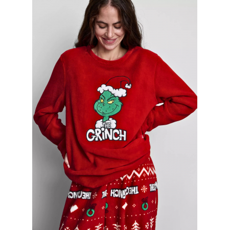 Плюшевий Піжамний світшот Primark Fleece Pyjama XL Червоний (8519) Плюшевий Піжамний світшот Primark Fleece Pyjama XL Червоний (8519)
