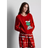 Плюшевий Піжамний світшот Primark Fleece Pyjama XL Червоний (8519)