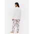 Плюшевий Піжамний світшот Primark Fleece Pyjama S Білий (8520)