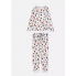Бавовняна піжама Primark Cotton Dog Print Family Christmas L Комплект для дому та сну Білий (8548)