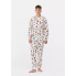 Бавовняна піжама Primark Cotton Dog Print Family Christmas L Комплект для дому та сну Білий (8548)