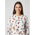 Бавовняний піжамний світшот Primark Cotton Dog Print Family Christmas XS для дому та сну Білий (8550)