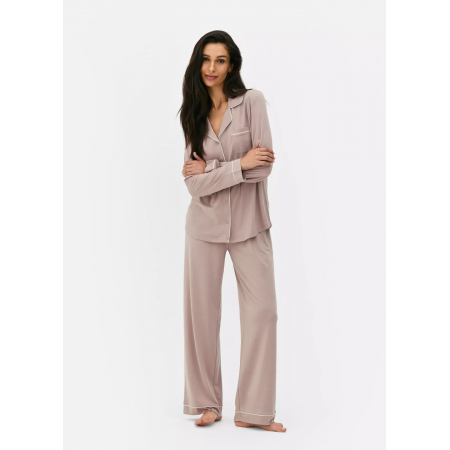 Жіноча Піжама Primark Jersey Long Sleeve Boyfriend L Домашній комплект Бежевий (8558) Жіноча Піжама Primark Jersey Long Sleeve Boyfriend L Домашній комплект Бежевий (8558)