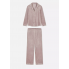 Плюшева піжама Primark Soft Touch Boyfriend Pyjamas М Комплект для дому та сну Кавовий (8562)