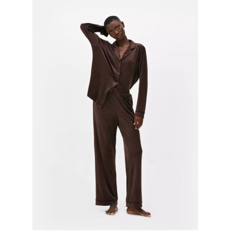 Плюшева піжама Primark Soft Touch Boyfriend Pyjamas XXL Комплект для дому та сну Коричневий (8567) Плюшева піжама Primark Soft Touch Boyfriend Pyjamas XXL Комплект для дому та сну Коричневий (8567)