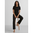 Жіноча Піжама Primark Jersey Straight Leg Pyjama Set XXS Комплект для дома и сна Чорний (8586)