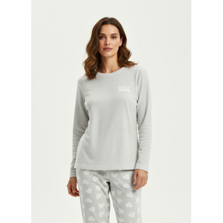 М’який світшот Primark soft microfleece L для дому та сну Сірий (8613) М’який світшот Primark soft microfleece L для дому та сну Сірий (8613)