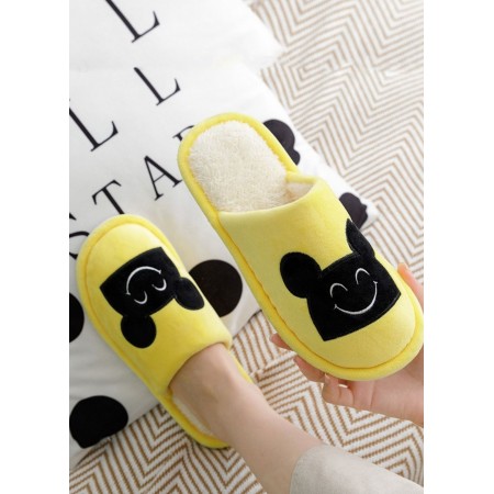 Теплые комнатные тапочки FS Classic Slipper р.38 (36 EUR) Желтый (7233)
