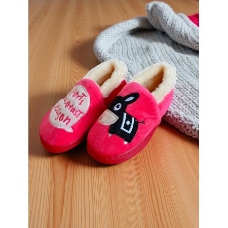 Дитячі теплі кімнатні капці FS Warm Children Sports 27/17cm Рожевий  (7245)