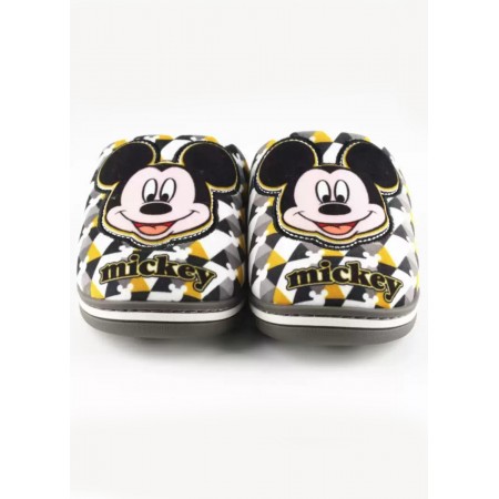 Дитячі теплі кімнатні капці FS Warm Children Mickey Mouse 26 (16см) Сірий (7249)