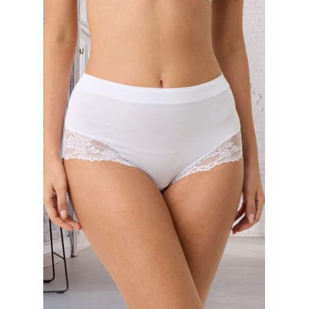Трусики женские Emerson Lace Brief с кружевом 3XL Белый (7285)