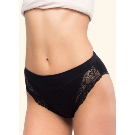 Трусики женские Emerson Lace Brief с кружевом XXL Черный (7296)