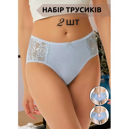 Набор трусиков FS Jina с кружевом 543-XL Серый (7467) Набор трусиков FS Jina с кружевом 543-XL Серый (7467)